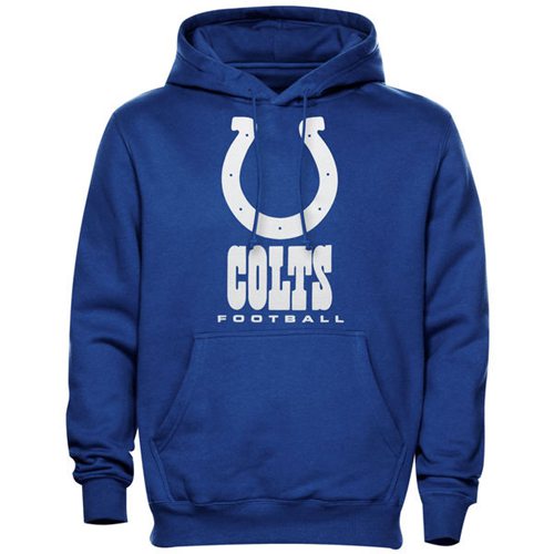 Indianapolis Colts Critical Victory Pullover Hoodie Royal Blue - Click Image to Close